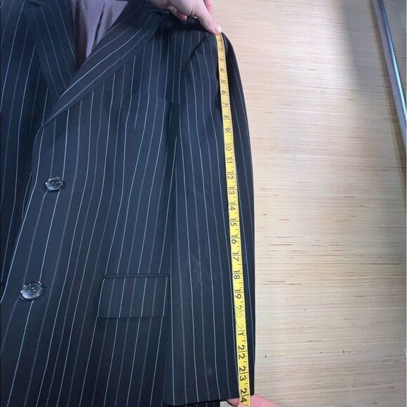 Hugo BOSS PIN STRIPE BLAZER SIZE 48 - Picture 6 of 11